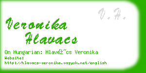 veronika hlavacs business card